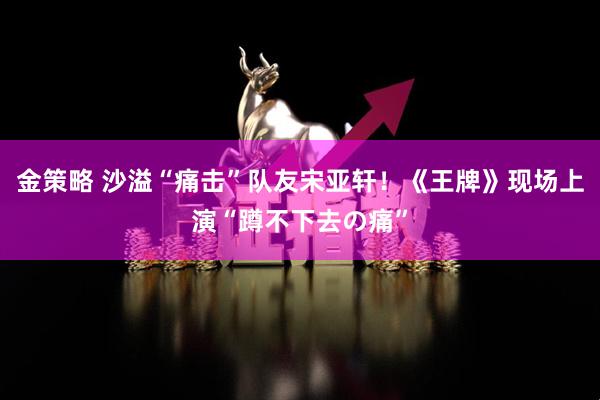金策略 沙溢“痛击”队友宋亚轩！《王牌》现场上演“蹲不下去の痛”